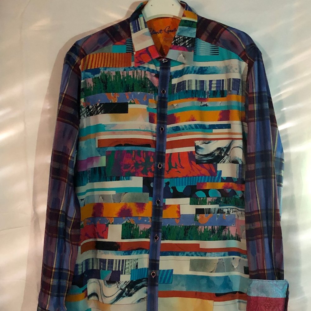 Limited edition Robert Graham embroidered shirt